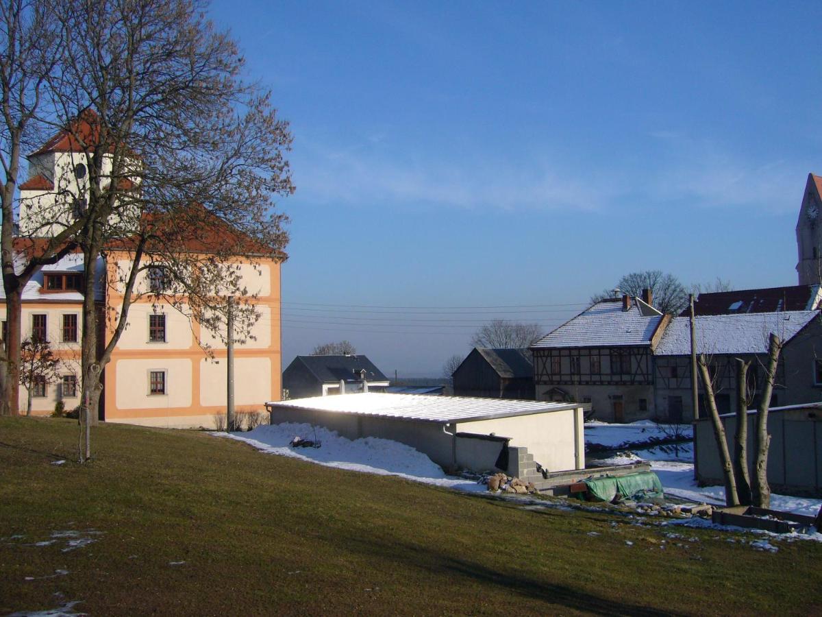 Hotel Garni Schloss Schoenberg Bad Brambach Exterior photo